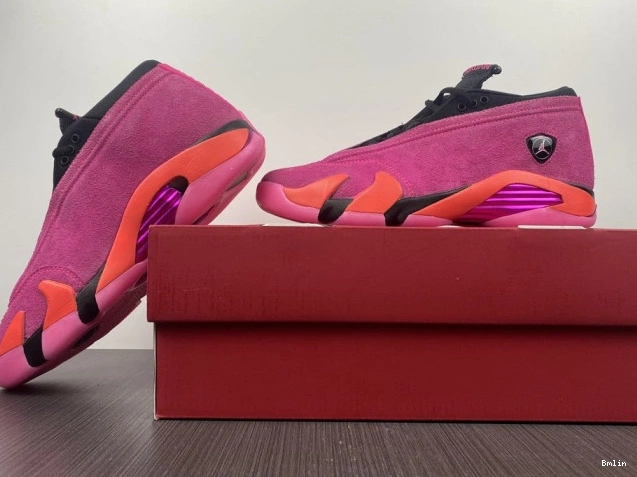 Bmlin DH4121-600 Jordan 14 Pink (W) Low Shocking Retro 0812